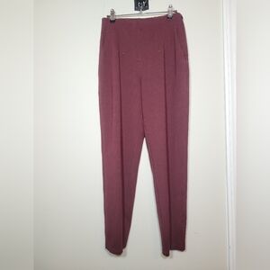 Kit and Ace Maroon Trouser Pants sz 8